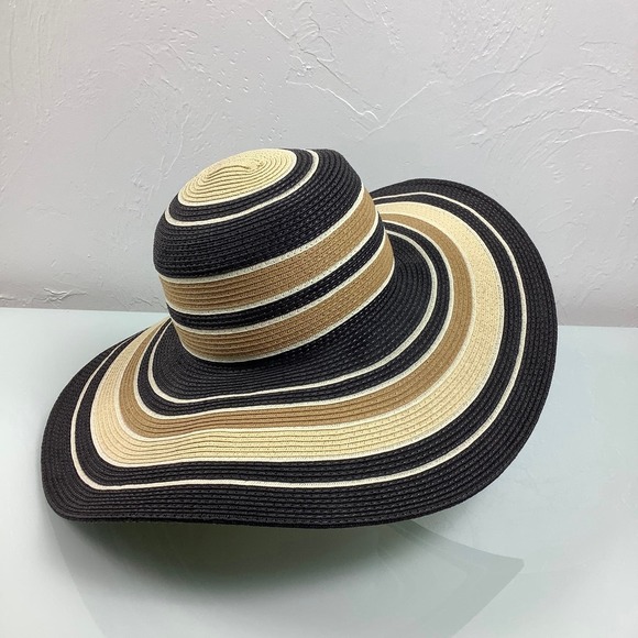 Doreman Pacific Wide Brin Multicolor Straw Hat size OSFM EUC - Picture 1 of 10